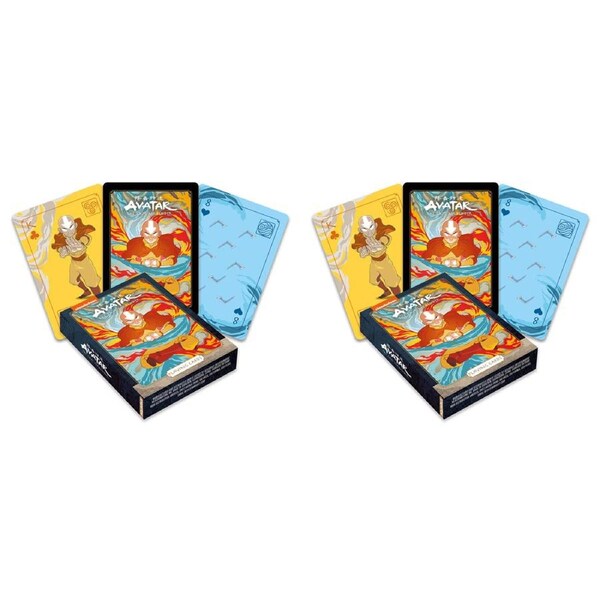 108pc Aquarius Avatar The Last Airbender Playing Cards Family Game Deck 4y+