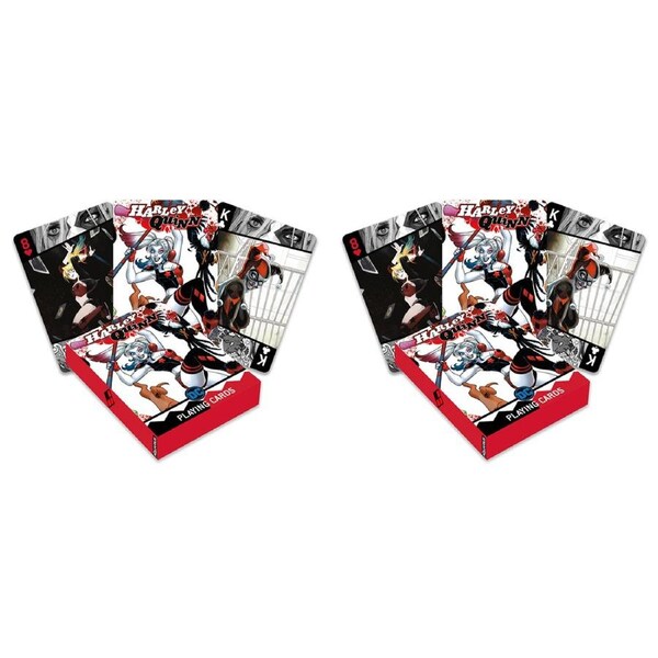108pc Aquarius DC Comics Harley Quinn Playing Cards Poker Deck Gaming Set 14y+