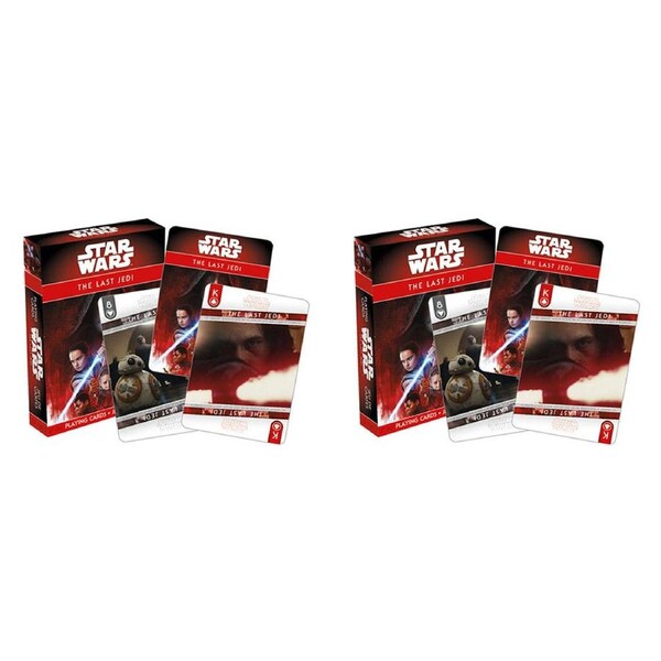 108pc Aquarius Star Wars Episode 8 Playing Cards Poker Deck Family Game Set 14y+