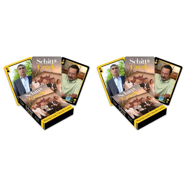 108pc Aquarius Schitt's Creek Playing Cards Poker Gaming Fun Play Deck Set 14y+