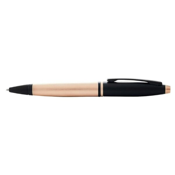 Cross Calais Fountain Pen Signing/Writing Medium Nib Brushed Rose Gold/Black