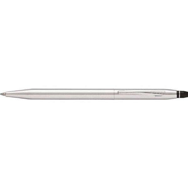 Cross Click Ball Point Pen/Ballpoint Writing Stationery Medium SB Nib Chrome
