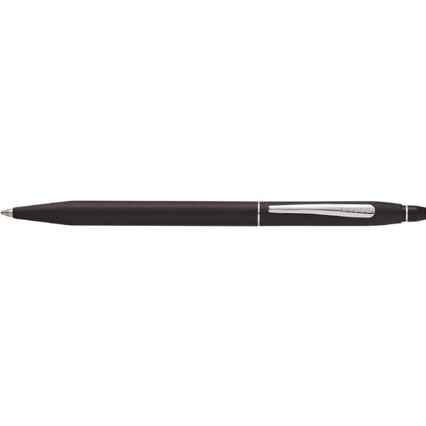 Cross Click Ball Point Pen Office Writing Stationery Medium Nib Matte Black