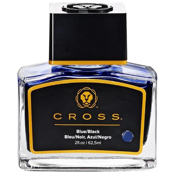 Cross 62.5ml Fountain Pen Ink Writing/Drawing Ballpen Refill Bottle Blue/Black