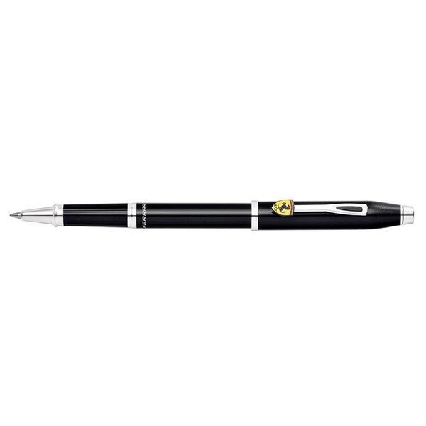 Cross Ferrari Century II Rollerball Pen Gel Ink Writing Glossy Black Lacquer
