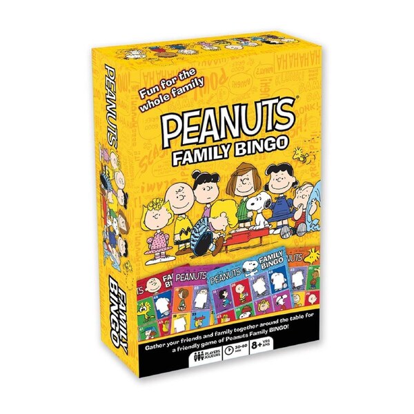 Aquarius Peanuts Family Bingo Kids/Children Interactive Fun Play Game Set 8y+