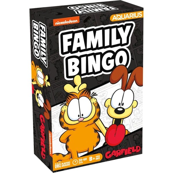 Aquarius Garfield Family Bingo Kids/Children Fun Play Interactive Game Set 8y+