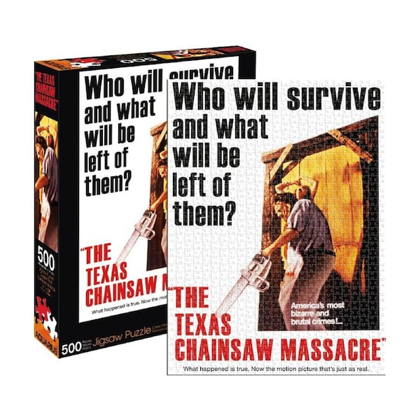 500pc Aquarius The Texas Chainsaw Massacre 35x48cm Jigsaw Puzzle Family Game 14+