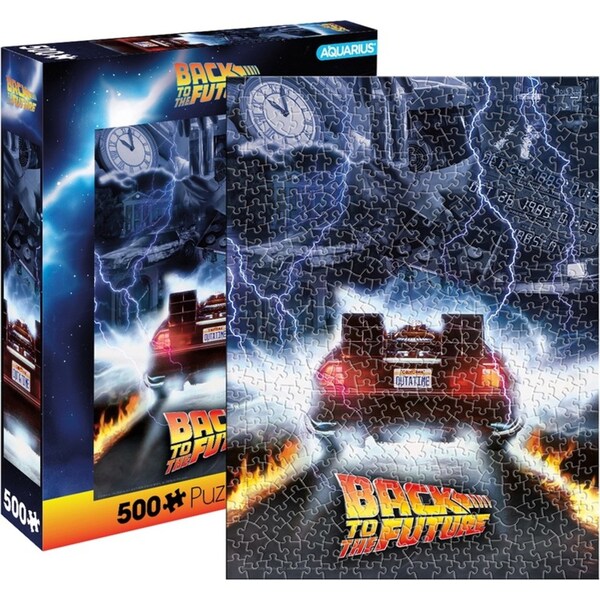 500pc Aquarius 35x48cm Back To The Future Jigsaw Puzzle Fun Family Game 14y+