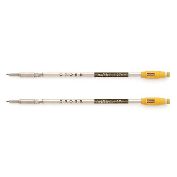 2x Cross Switch-It Ball Point Pen to 0.7mm Mechanical Writing Pencil Converter