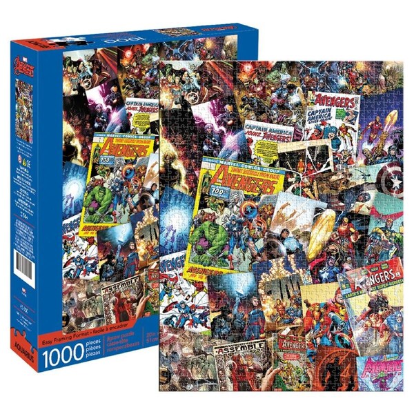 1000pc Aquarius Marvel Avengers Collage 51x71cm Jigsaw Puzzle Family Game 14y+