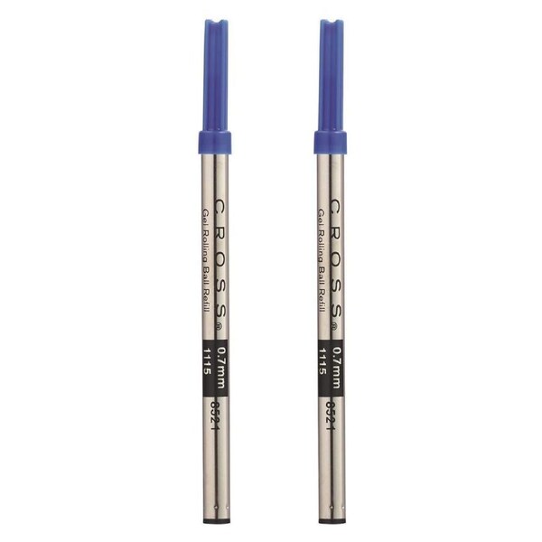 2x Cross Ink Refill For Selectip Gel Roller Ball Office Writing Pen Single Blue