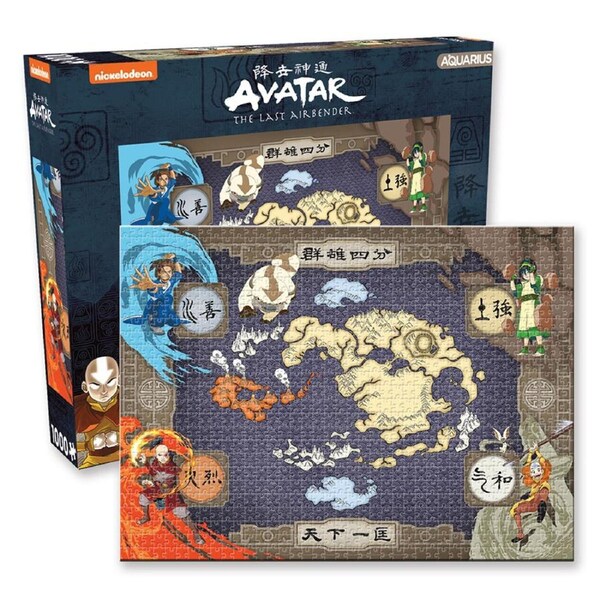 1000pc Aquarius 51x71cm Avatar Map Jigsaw Puzzle Fun Party Family Game 14y+