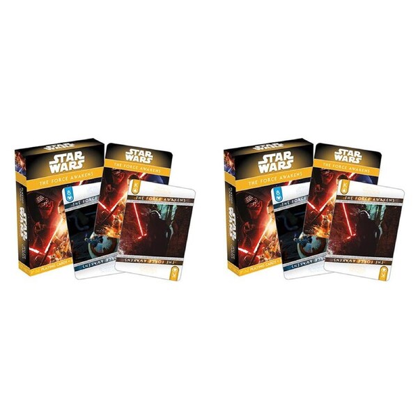 108pc Aquarius Star Wars Episode 7 Playing Cards Poker Deck Family Game Set 14y+