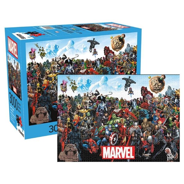 3000pc Aquarius 82x115cm Marvel Cast Jigsaw Puzzle Fun Family Party Game 14y+