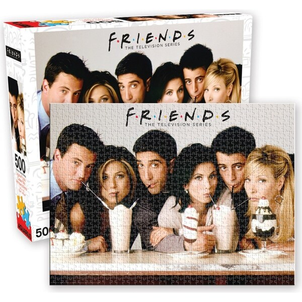 500pc Aquarius 35x48cm Friends Milkshakes Jigsaw Puzzle Fun Family Game 14y+