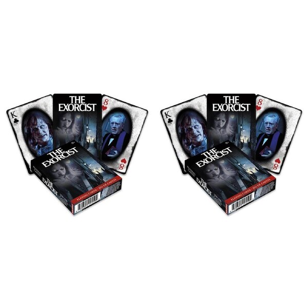 2PK Aquarius The Exorcist Playing Cards Deck Family Play Party Fun Game 14y+