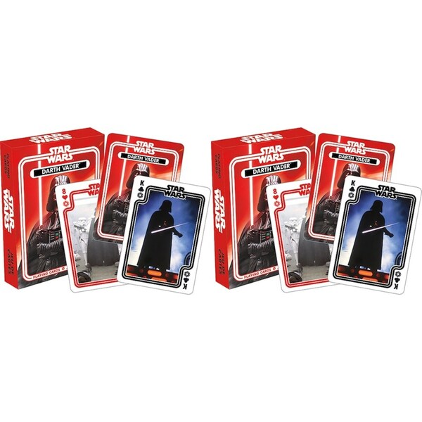2PK Aquarius Star Wars Darth Vader Playing Cards Party Gaming Deck Set 14y+