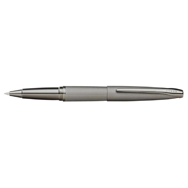 Cross ATX Sandblast Rollerball Pen Click-Off Cap Writing Stationery Titanium GRY