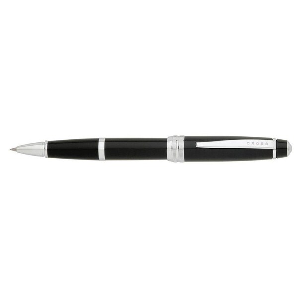 Cross Bailey Rollerball Pen Office Writing Stationery Black Gel Ink Lacquer