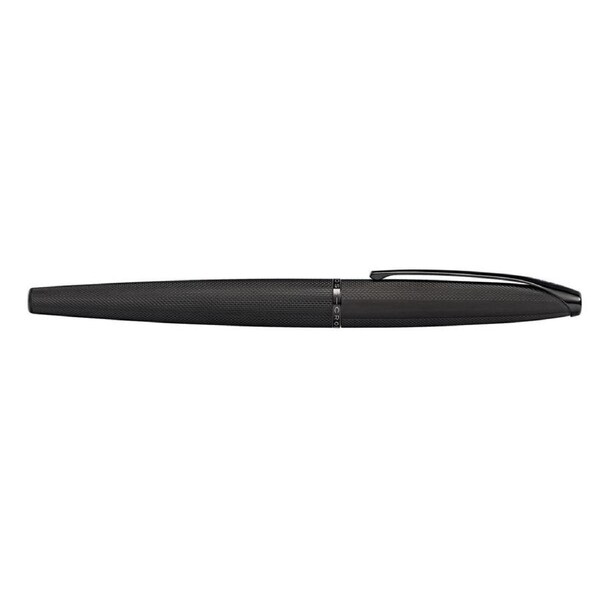 Cross ATX Brushed Etched Diamond Medium Fountain Pen Writing Stationery Black