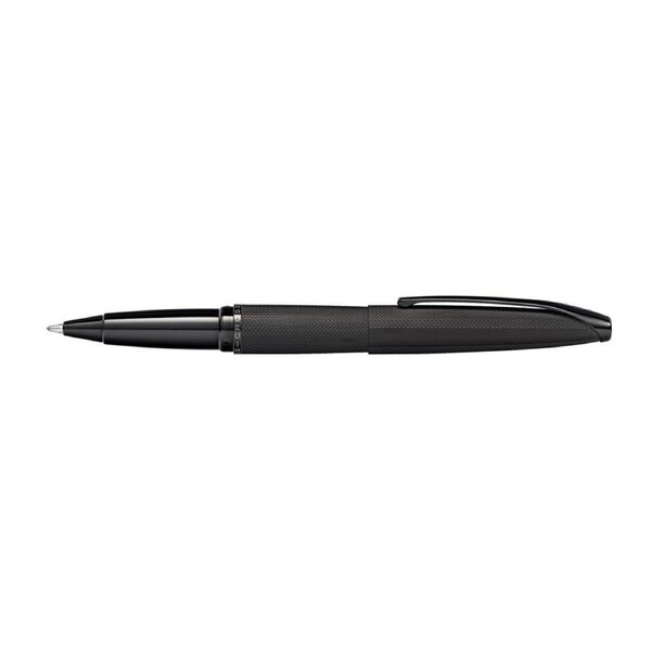 Cross ATX Brushed Etched Diamond Synthetic Resin Writing Ball Point Pen Black