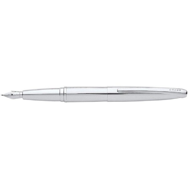 Cross ATX Pure Chrome Medium Fountain Pen Office/School Writing Stationery SLV