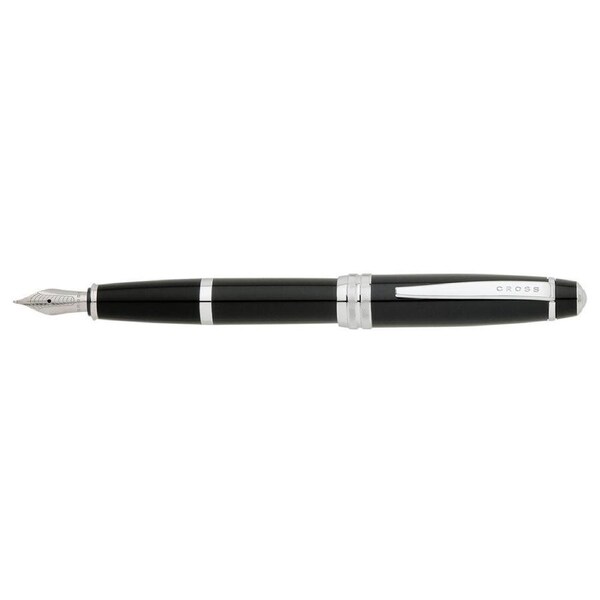 Cross Bailey Medium Fountain Pen Office/School Writing Stationery Black Lacquer