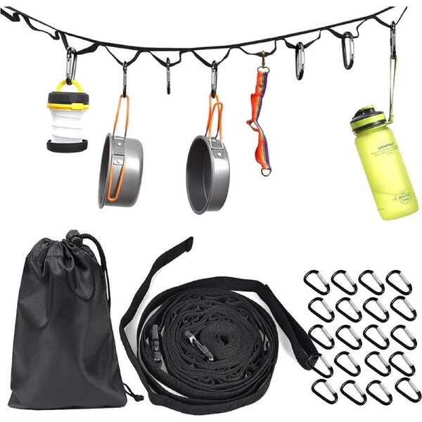 Camping Lanyard Rope Camp Hanging Rope Tent Accessories Campsite Clothesline