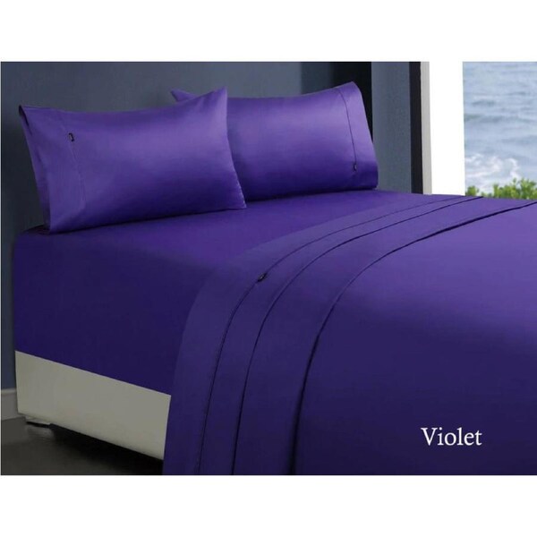 1000tc egyptian cotton sheet set 1 mega king violet