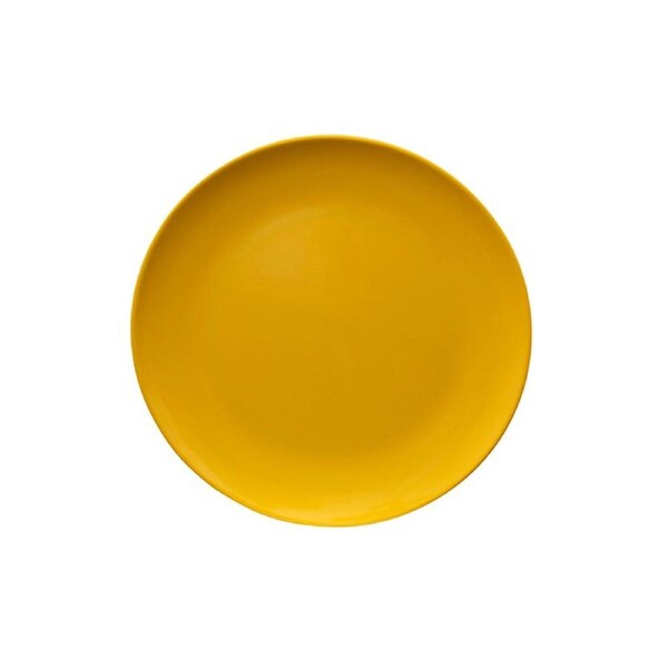 Serroni Colour Melamine Dinner Plate 25cm - Yellow