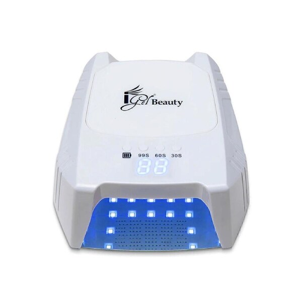 iGelBeauty Hybrid Lite Rechargeable UV/LED Gel Polish Nail Lamp Light - White