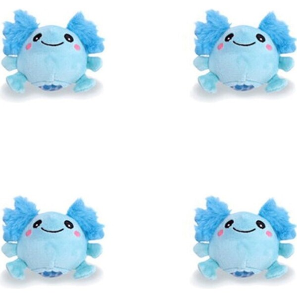 4x Bensons Squeeze Bead Axolotl Kids/Childrens Novelty Squishy Toy 7cm 6y+ Asstd