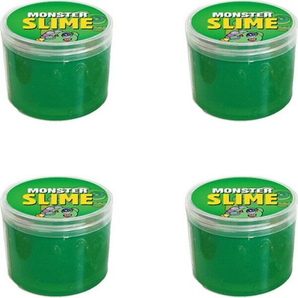 4x Bensons Monster Slime Kids/Childrens Sensory Squishy Putty Toy 6y+ Asstd
