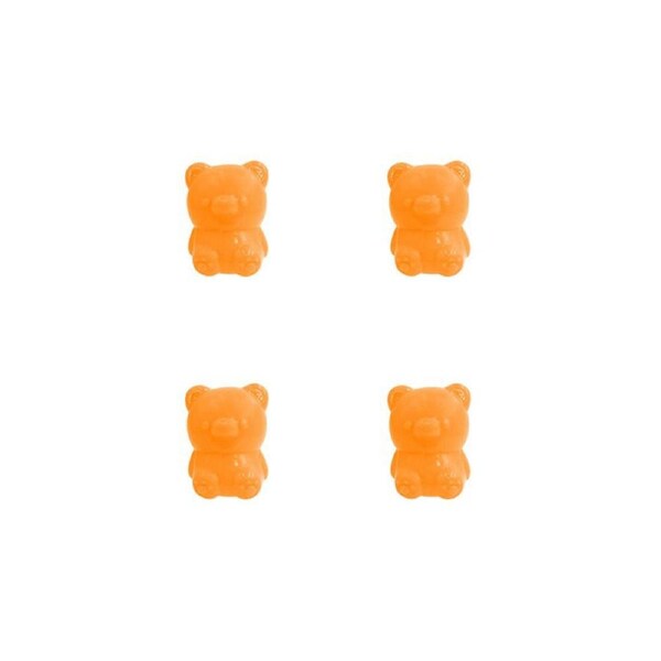 4x Bensons Squeeze Bubble Bear Neon Kids/Childrens Squishy Toy 8cm 3y+ Asstd