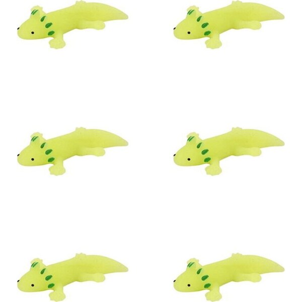 6x Bensons Squeeze Axolotl Kids/Childrens Novelty Sensory Squishy Toy 5y+ Asstd