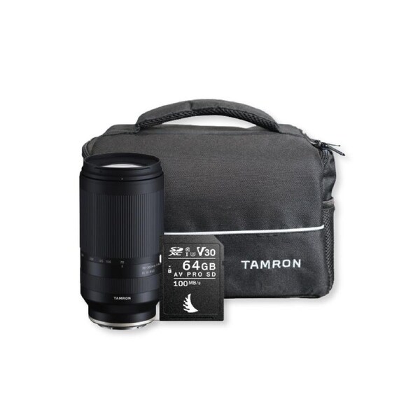 Tamron 70-300mm f/4.5-6.3 Di III RXD Lens - Sony FE w/Bonus Tamron Bag & 64GB SD Card
