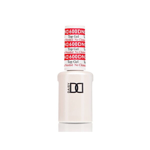 DND 600 - UV LED Gel Polish Nail Shiny Top Coat No Clean 15ml