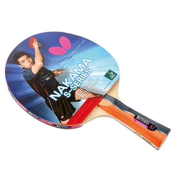 Butterfly Nakama S1 Shakehand Complete table tennis Racket with RUBBER