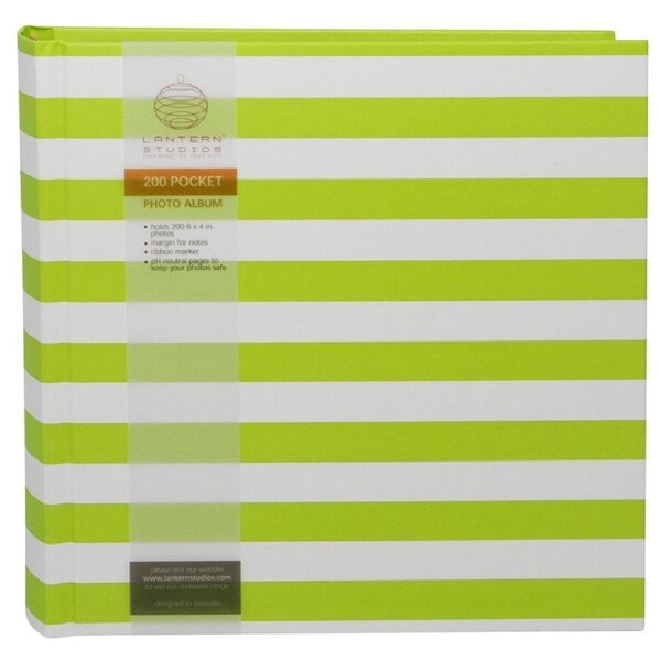 Lantern Studios Animal Playdate 200-Pocket 15x10cm Photo Picture Album Mint