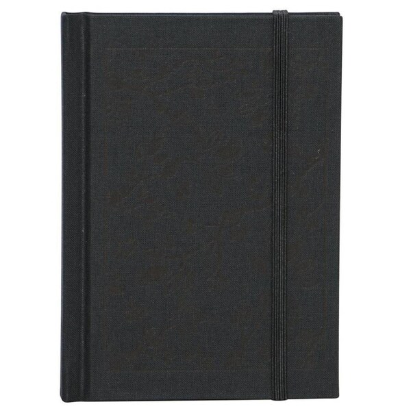 Lantern Studios A6 Journal/Notebook Hardcover Diary Stationery Foil Leaf/BLK