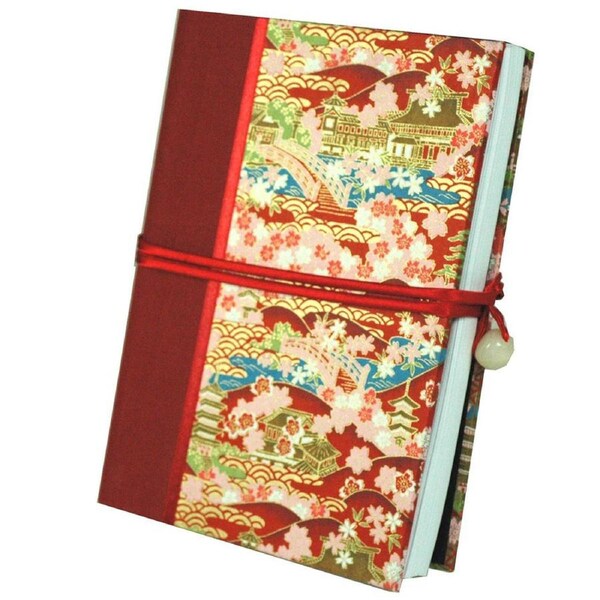 Lantern Studios Japanese A5 Journal/Notebook Hardcover Stationery Red Temple