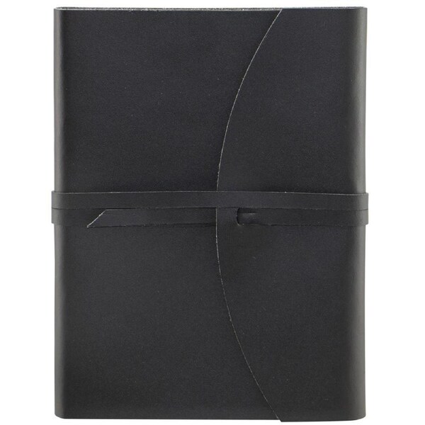 Lantern Studios A5 Wrap Journal/Notebook Writing Paper Diary Stationery Black