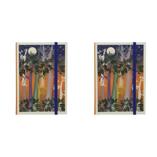 2x Lantern Studios Botanica A6 Journal Hardcover Diary Stationery Southern Cross