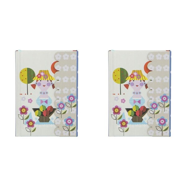 2x Lantern Studios Ellen G A6 Journal/Notebook Hardcover Stationery Summer Girl
