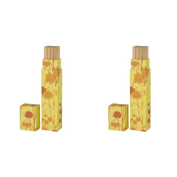 2x 12pc Lantern Studios Coloured Pencil w/Cannister Set Art Colouring Sunflowers