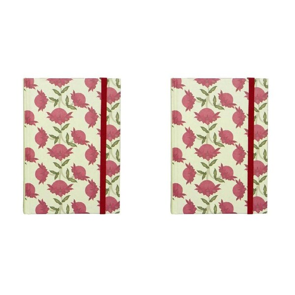 2x Lantern Studios Botanica A6 Journal Hardcover Diary Notes Stationery Waratah