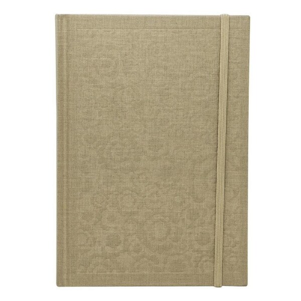 Lantern Studios Linen A5 Journal/Notebook Hardcover Office Stationery Beige