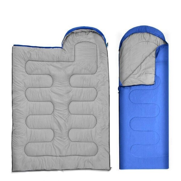 Single Outdoor Sleeping Bag for Camping and Hiking - Winter Thermal