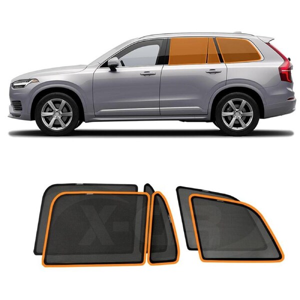 Rear Port Window Sun Shade for Volvo XC90 2015-Onwards Car Sun Blind Mesh